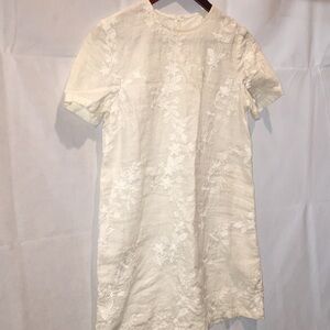 Embroidered Mini Dress